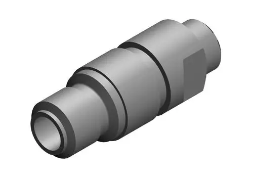 Bosch Zünddüse in brauner Farbe, zylindrische Form mit runden Anschlüssen, geeignet für Anwendungen in der Zündungstechnik.
